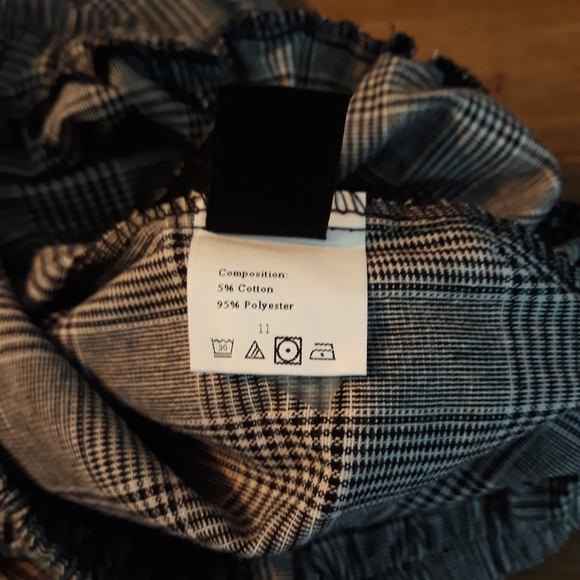 SHEIN Plaid Drawstring Pants SZ XS - Picture 6 of 6